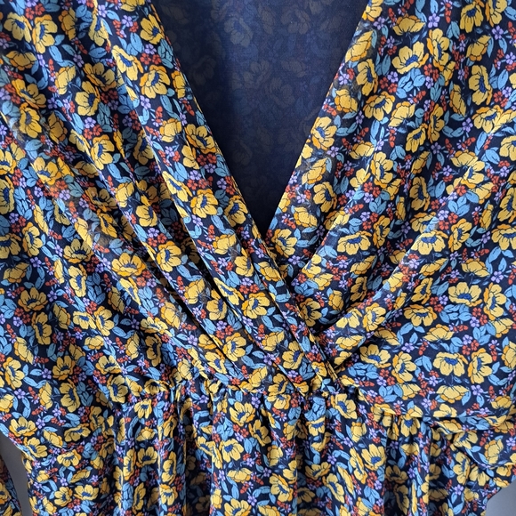 Zara floral print mini dress - Picture 2 of 6